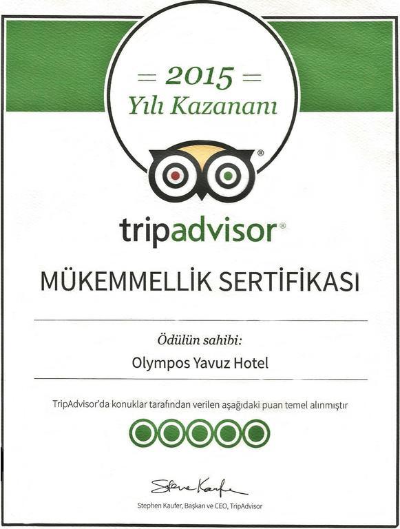 Olympos Yavuz Hotel Çıralı Esterno foto